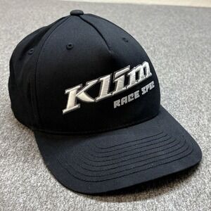Klim Corp Snapback Hat Race Specs Black Adjustable